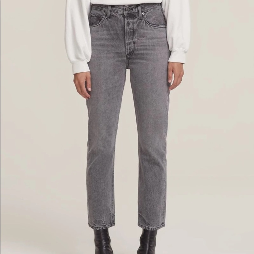 Agolde Riley High Rise Straight Leg Jean Size 31